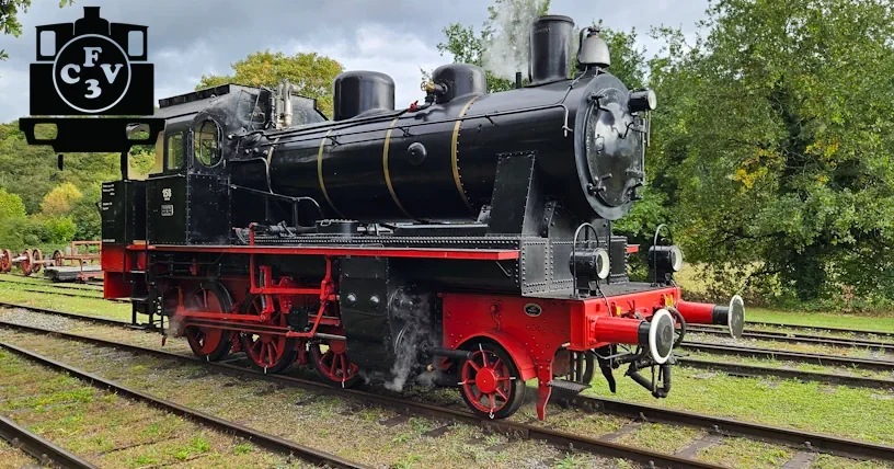 Stoomtrein van de Drie Valleien